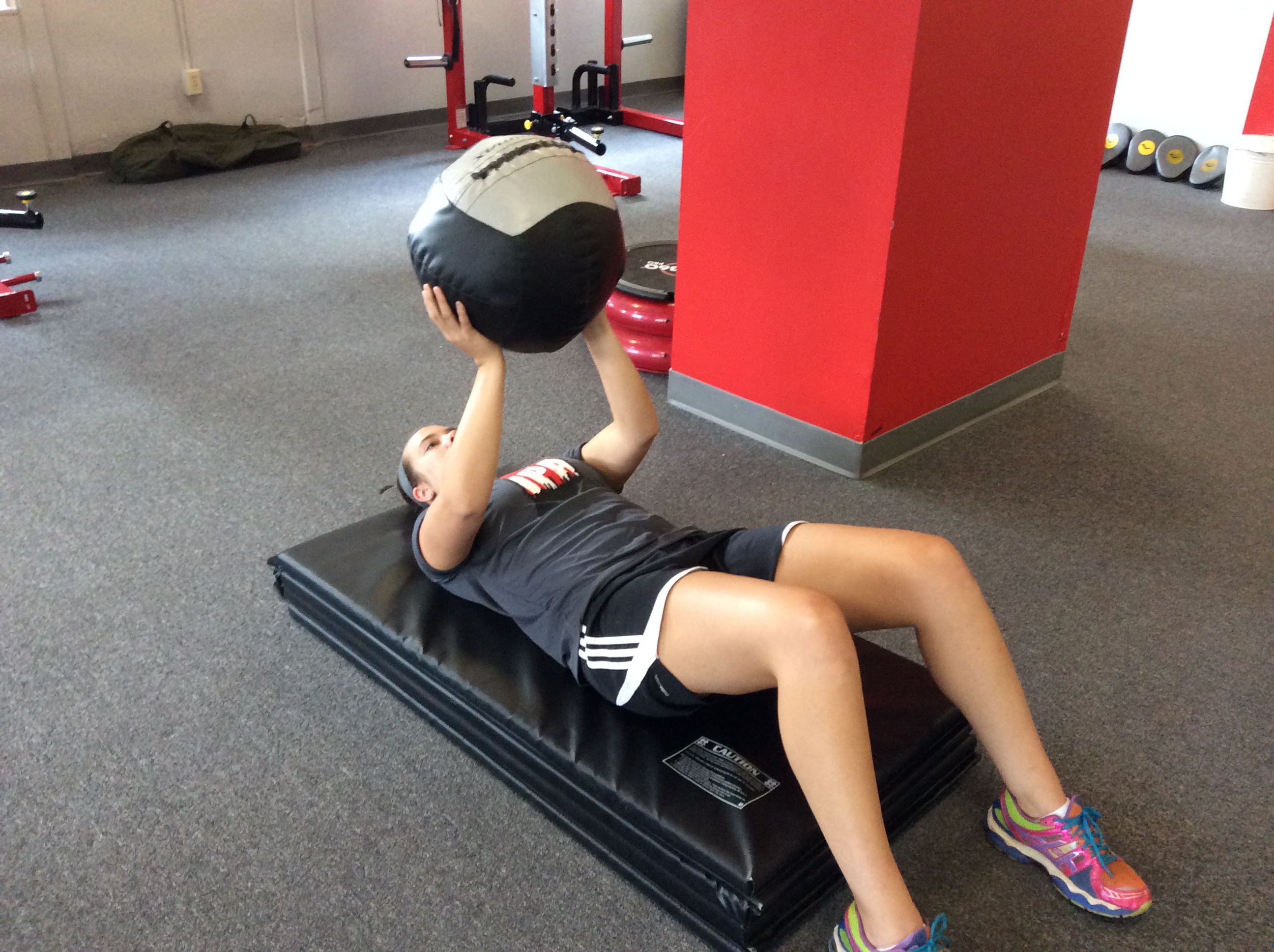 medicine ball chest pass