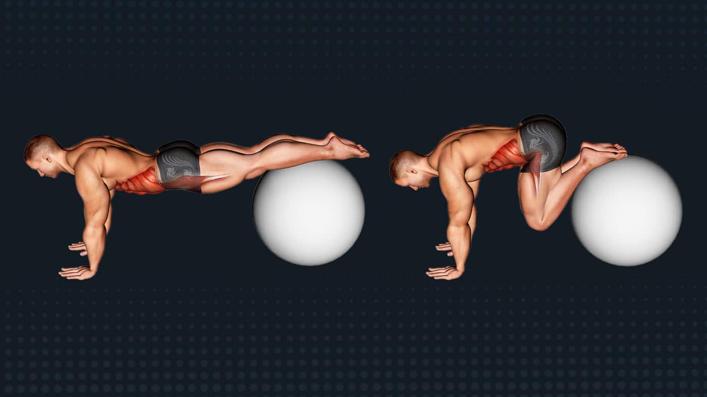 exercise ball pull-in