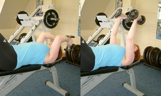 lying triceps press