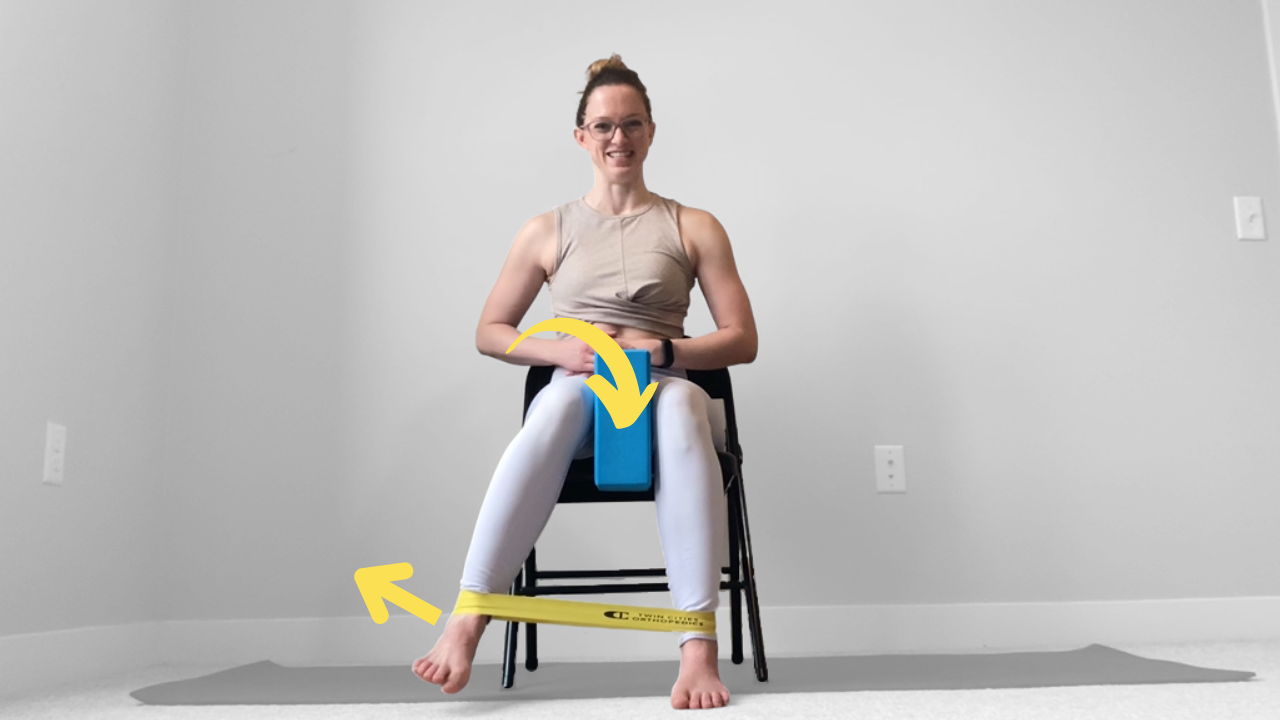 internal rotation with band