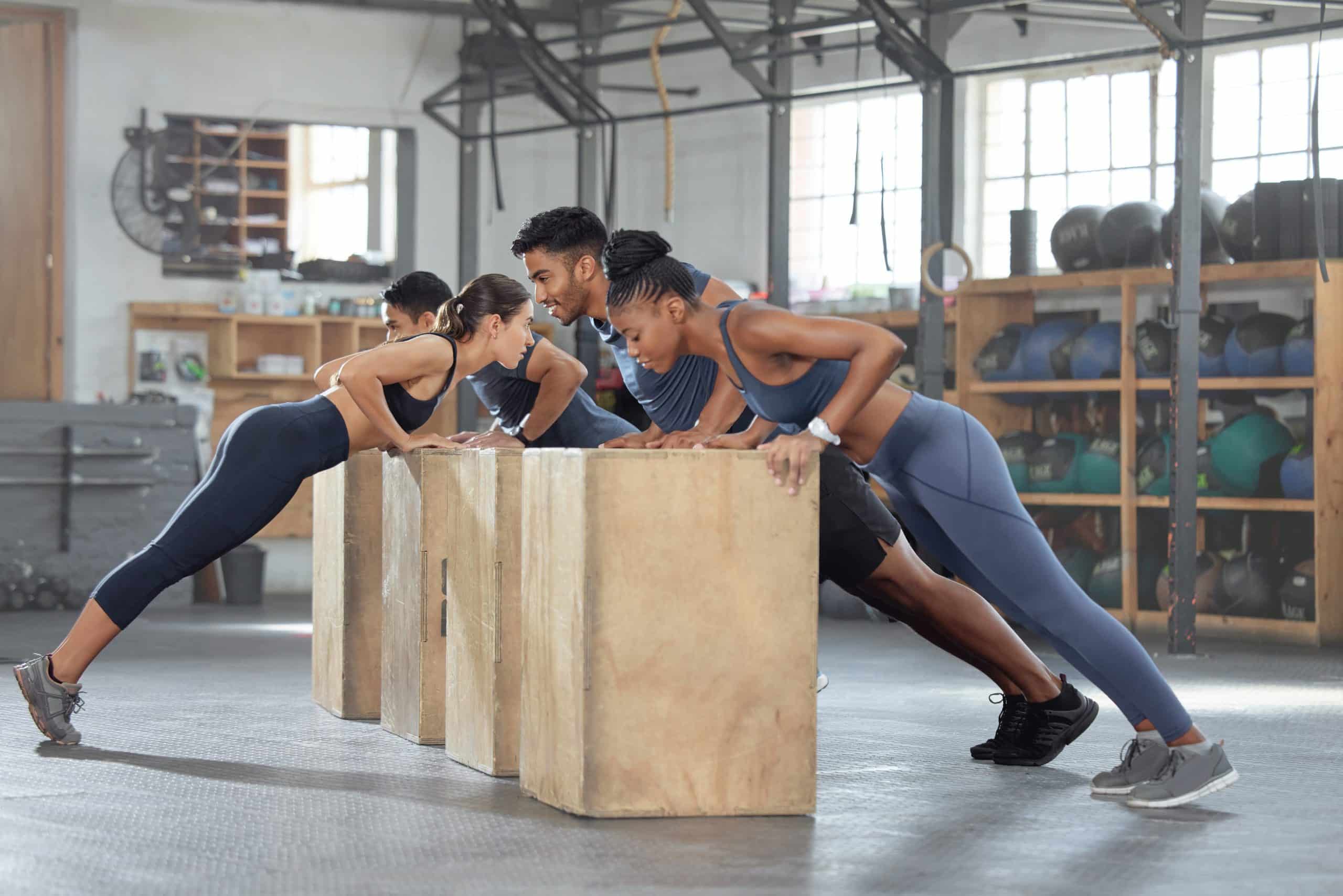 incline push-up wide
