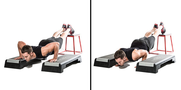 incline push-up depth jump