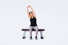 seated overhead stretch