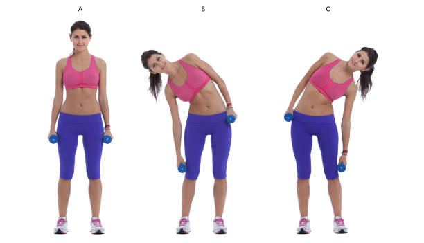 dumbbell side bend