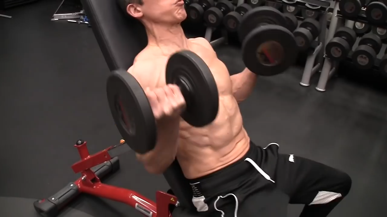incline inner biceps curl