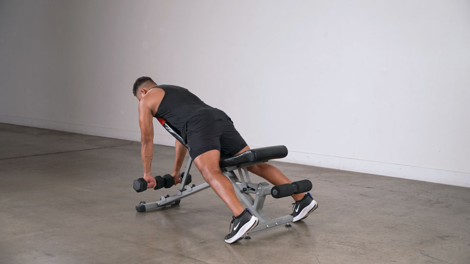 incline bench pull