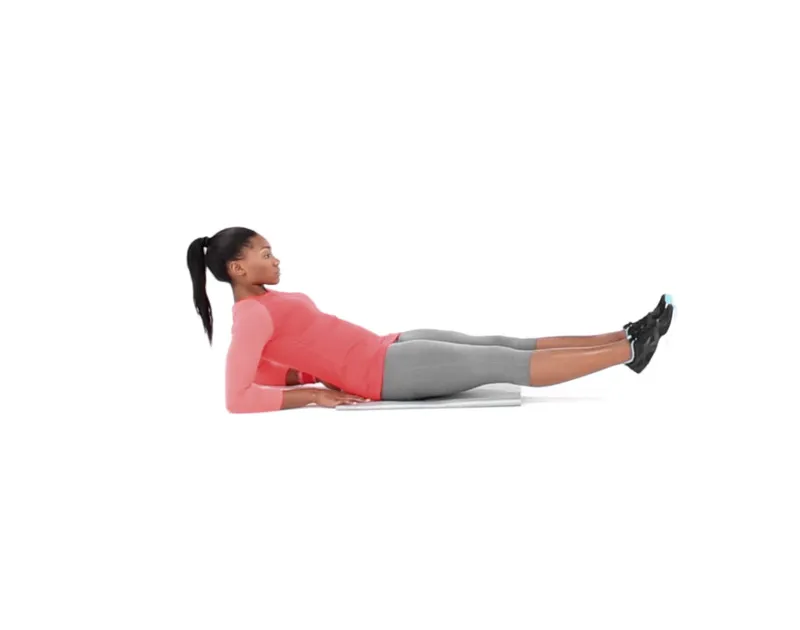 hip circles (prone)