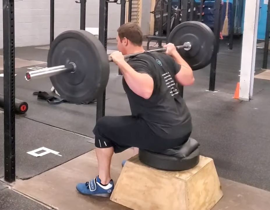 speed box squat