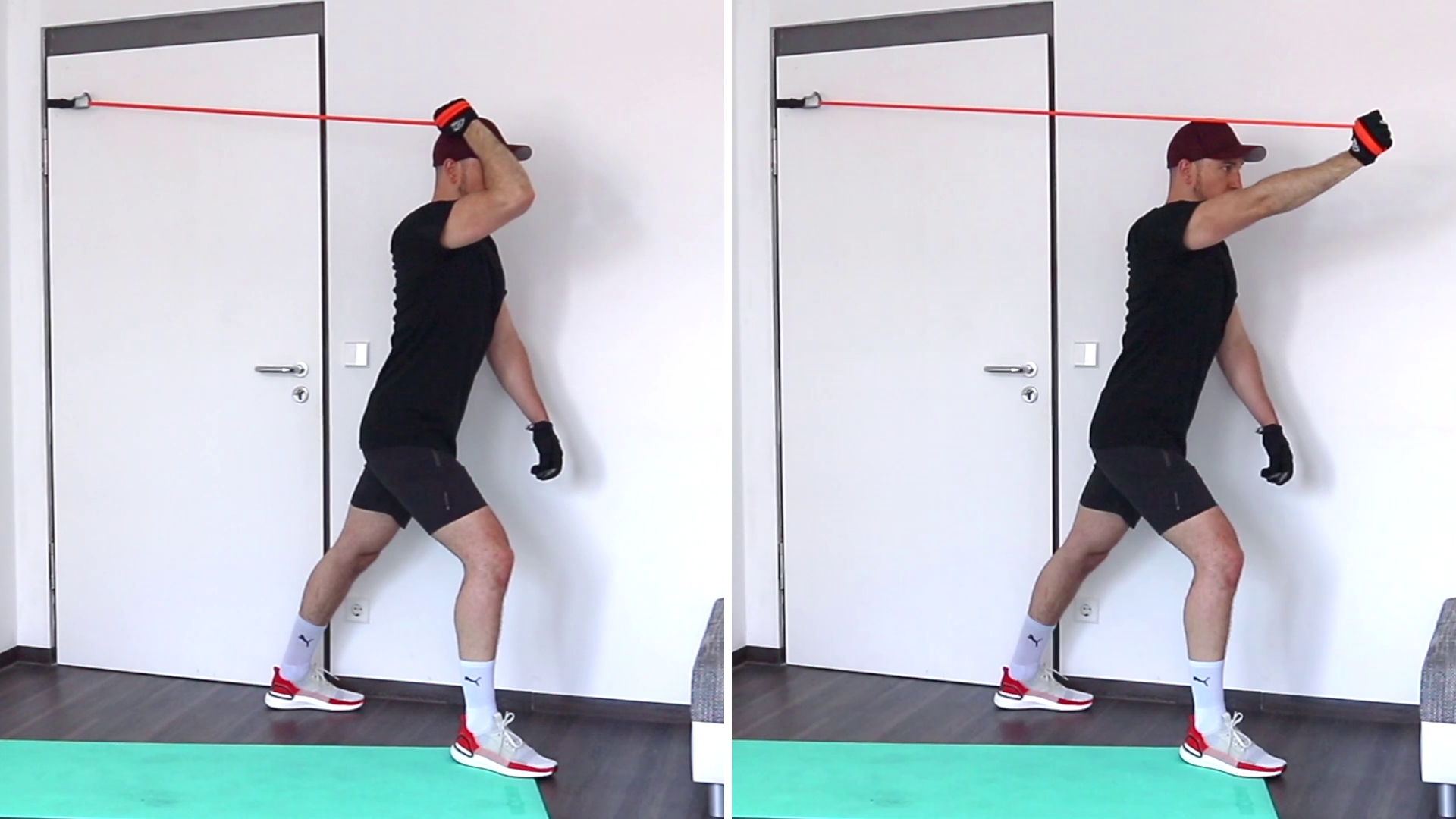 speed band overhead triceps