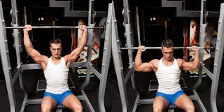 seated barbell military press