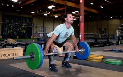 hang clean - below the knees