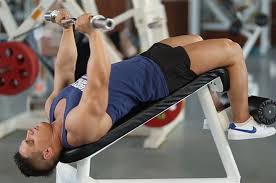 decline ez bar triceps extension