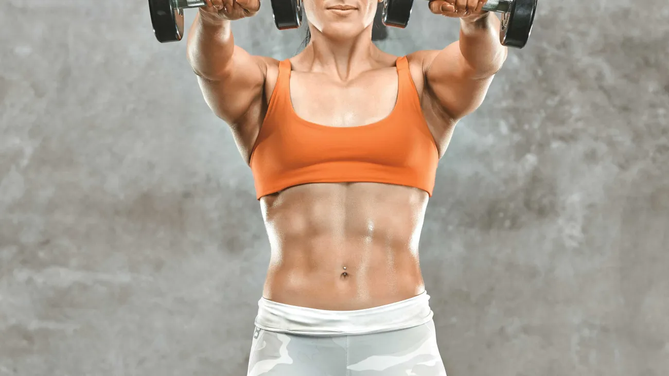 front two-dumbbell raise