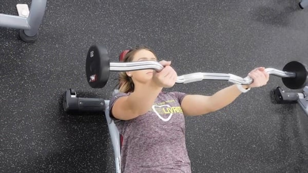 reverse triceps bench press