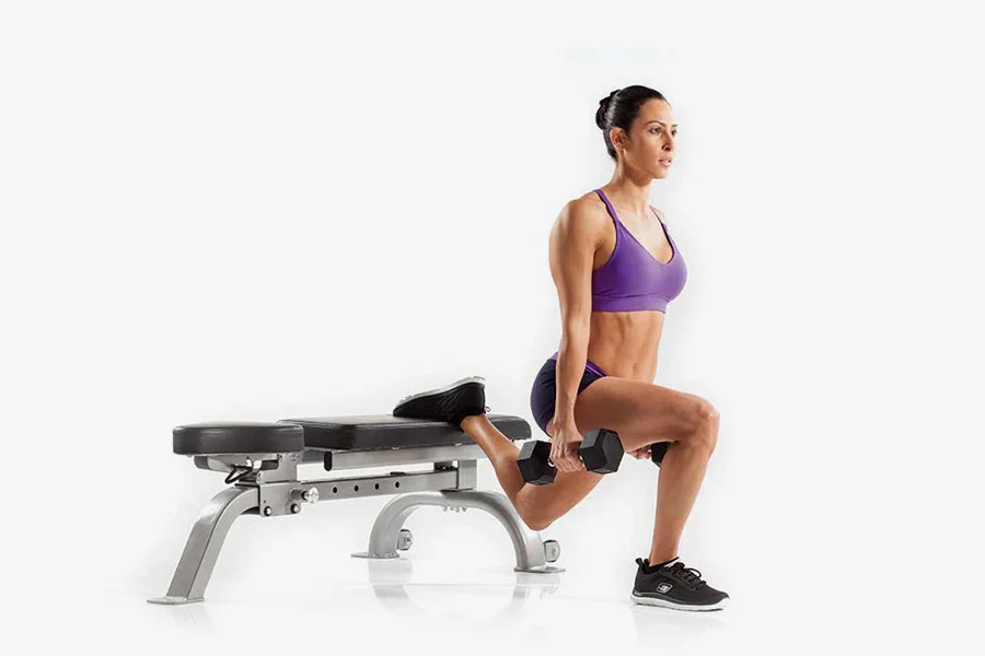 one leg barbell squat