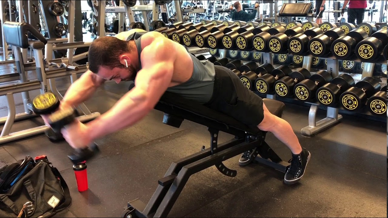 front incline dumbbell raise