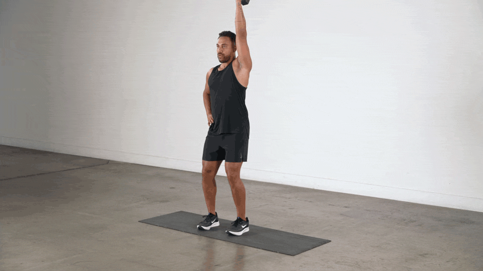one arm pronated dumbbell triceps extension