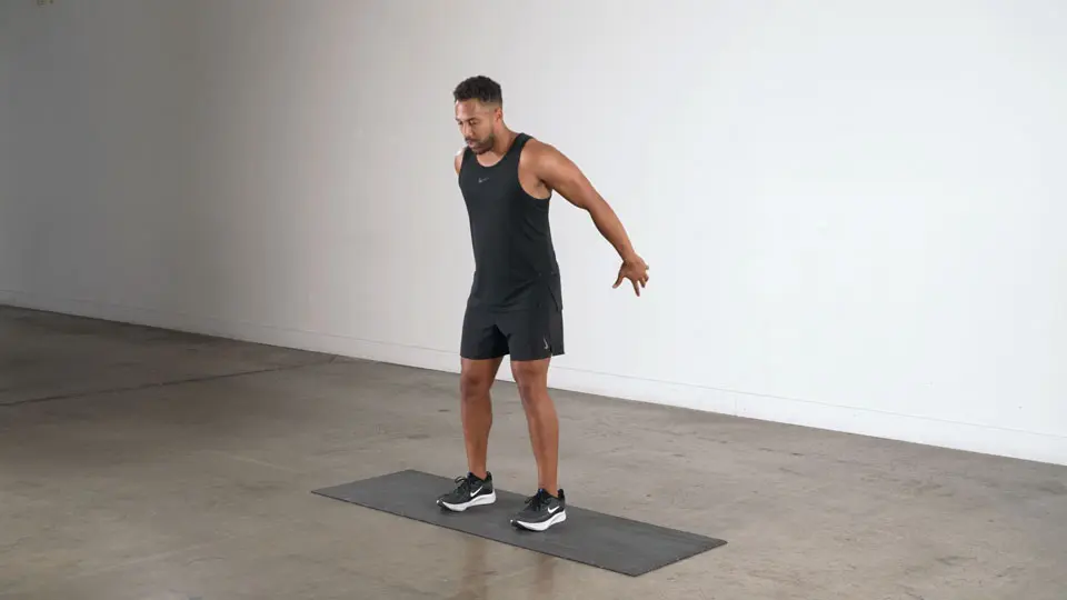 single-leg stride jump