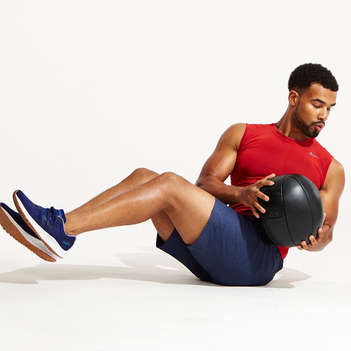 medicine ball full twist