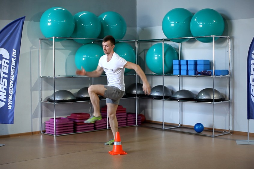 single-cone sprint drill