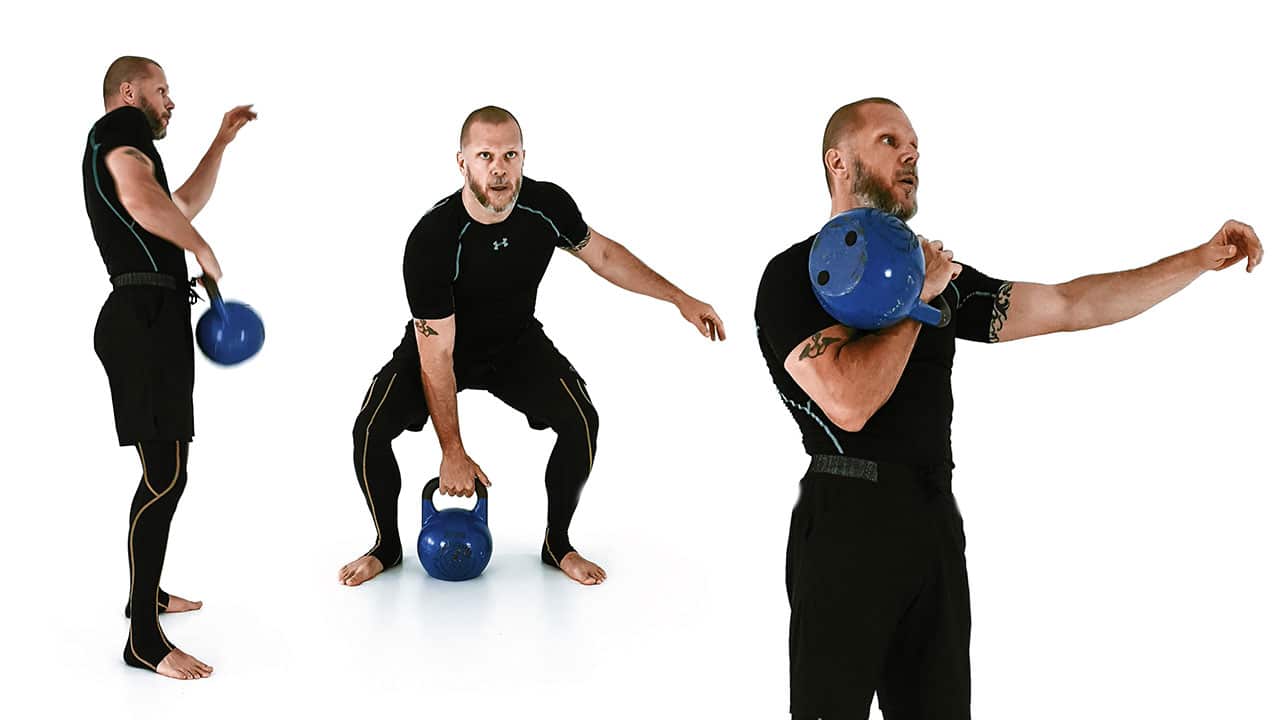 kettlebell dead clean