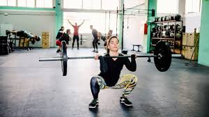weighted squat