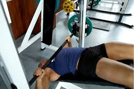 wide-grip decline barbell bench press