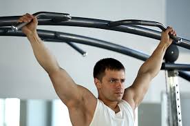 wide-grip rear pull-up
