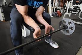 wrist rotations with straight bar